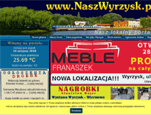 Tablet Screenshot of naszwyrzysk.pl
